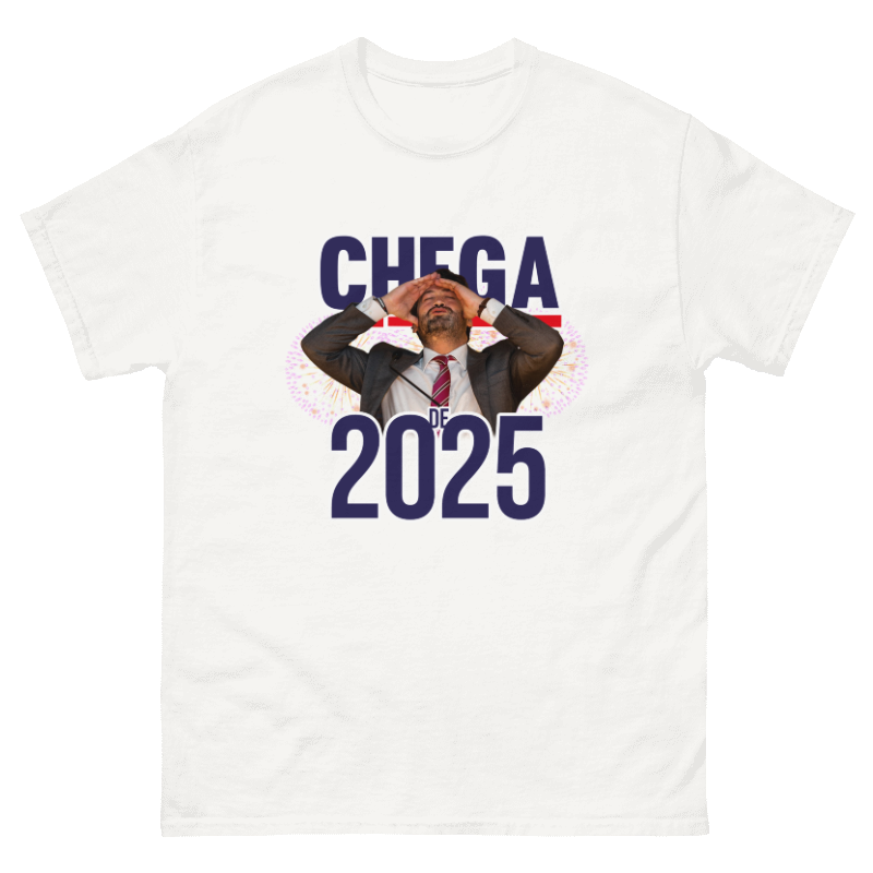 T-SHIRT | CHEGA DE 2025